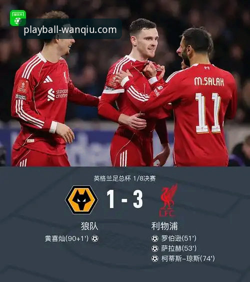 狼队vs利物浦：足总杯晋级之路与玩球体育平台观赛体验的深度解析